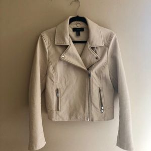 Faux leather jacket